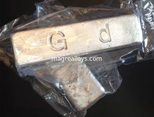 China Magnesium Gadolinium-Legierungsbarren MgGd25 MgGd30 MgGd35 Magnesium-seltene Erdvorlagenlegierung für hohe Temperatur fournisseur